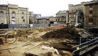 General view of Oxford Castle Site,